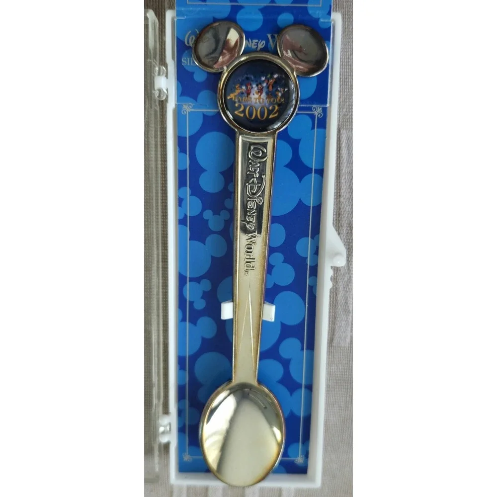 Walt Disney World Silver Plated Spoon 2002 Ears to You‎ Mickey Mouse Icon